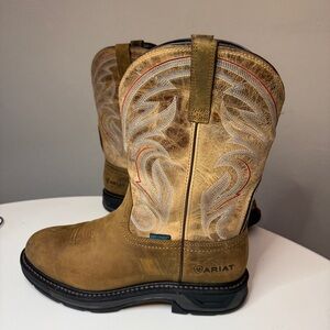 Ariat WorkHog XT  Waterproof Work Boot Brown 10045436 Men's US 12 EE